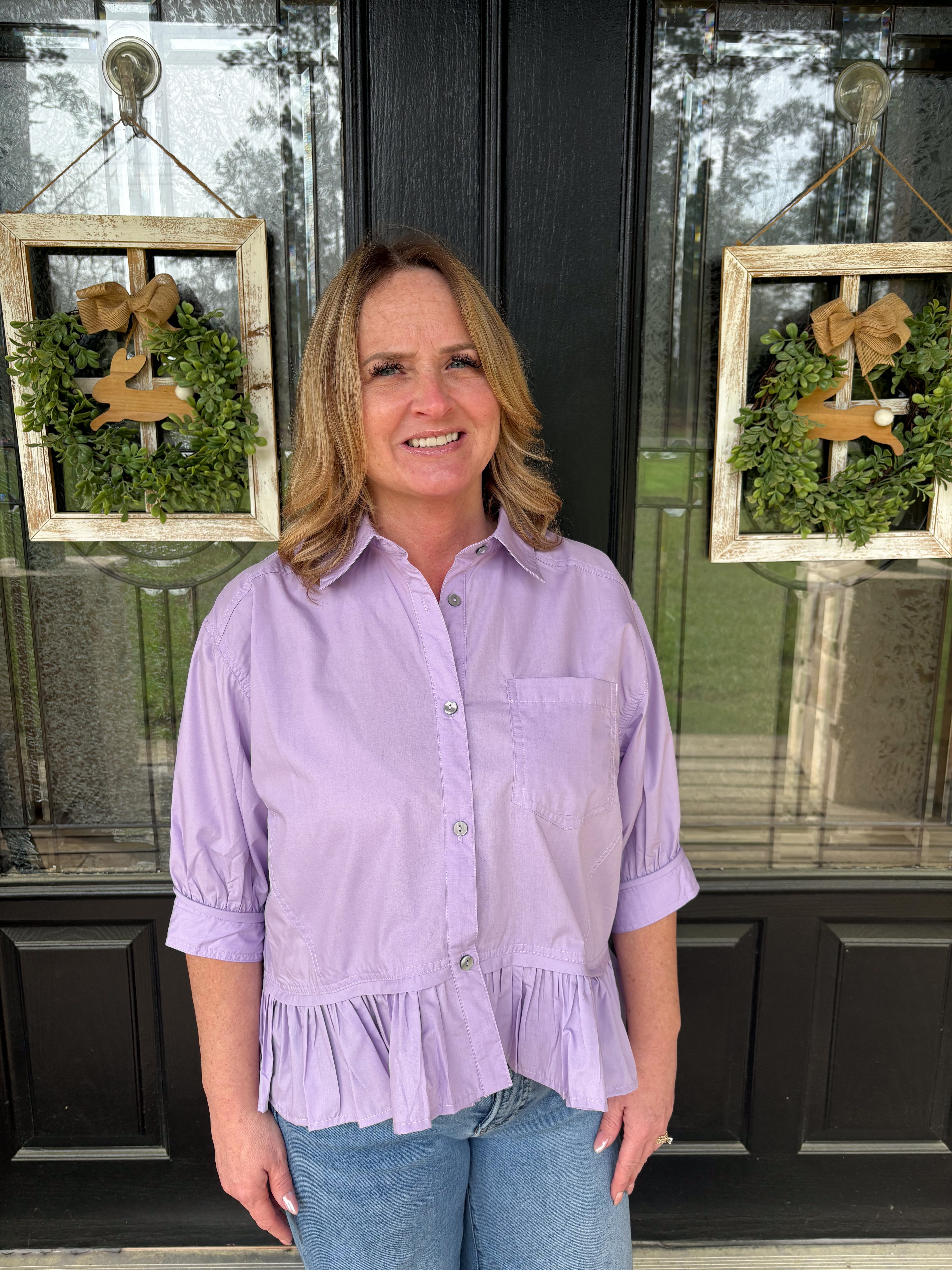 Lilac Bloom Top