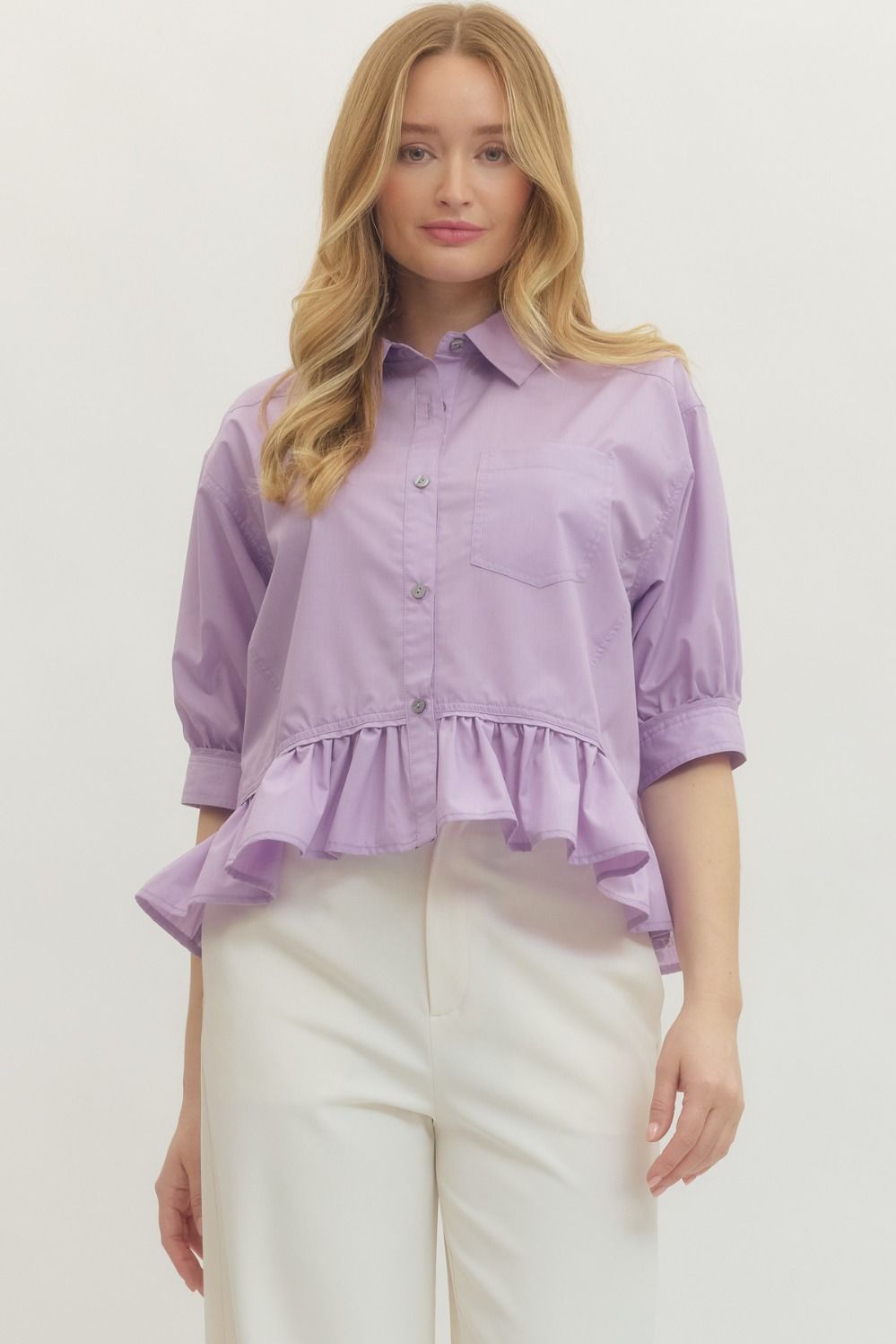 Lilac Bloom Top